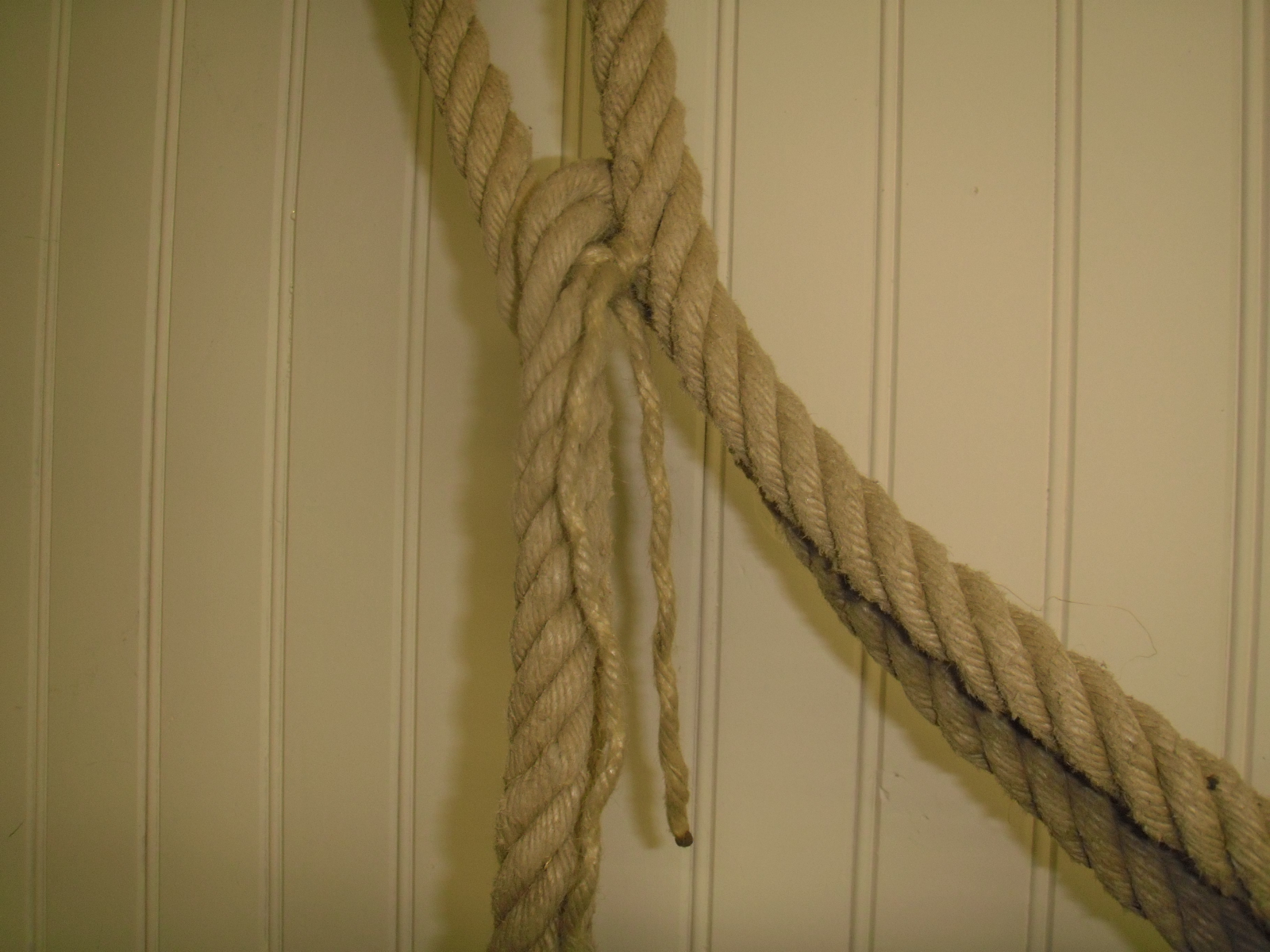 AWN  Pare battage 1,5 m de corde avec noeuds de sécurité Noir 